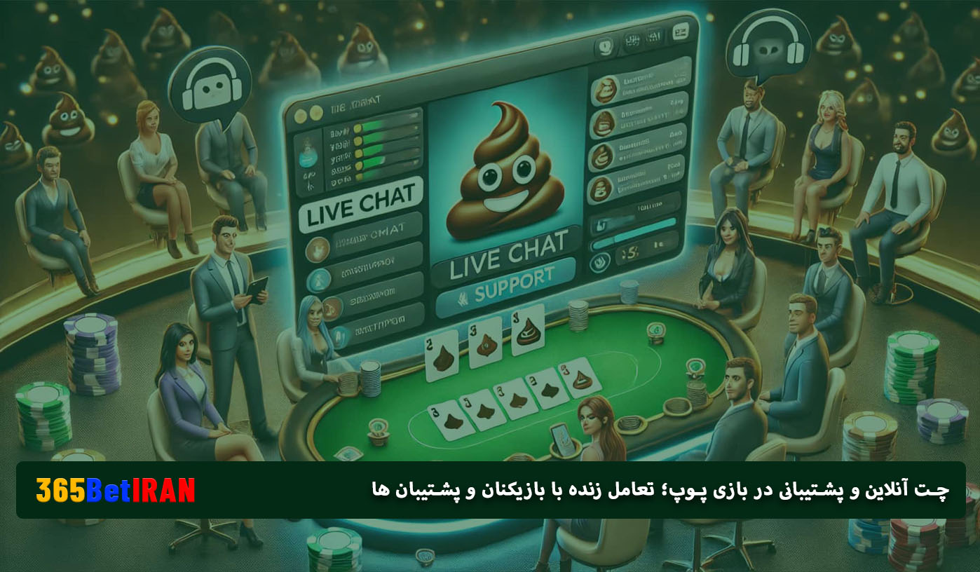 چت آنلاین و پشتیبانی در بازی پوپ؛ تعامل زنده با بازیکنان و پشتیبان‌ ها