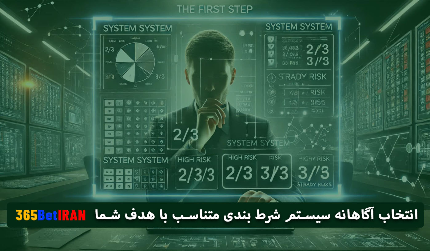 انتخاب آگاهانه سیستم شرط بندی متناسب با هدف شما