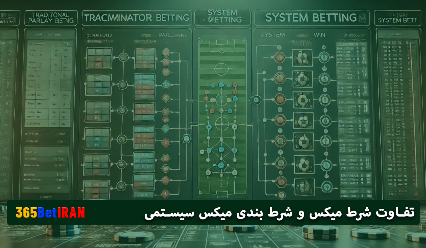 تفاوت شرط میکس و شرط بندی میکس سیستمی