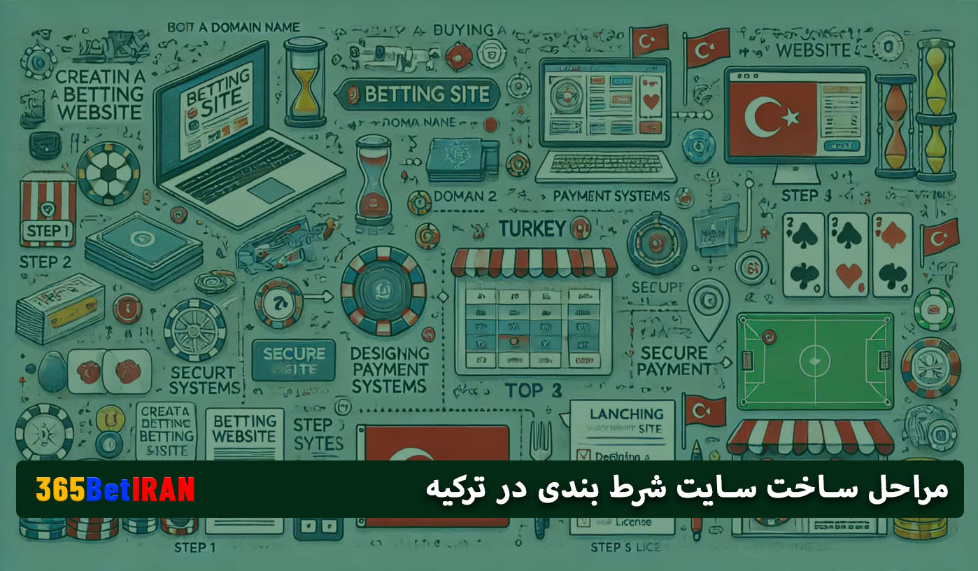 مراحل ساخت سایت شرط بندی در ترکیه