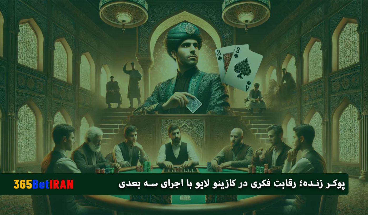 پوکر زنده؛ رقابت فکری در کازینو لایو با اجرای سه بعدی