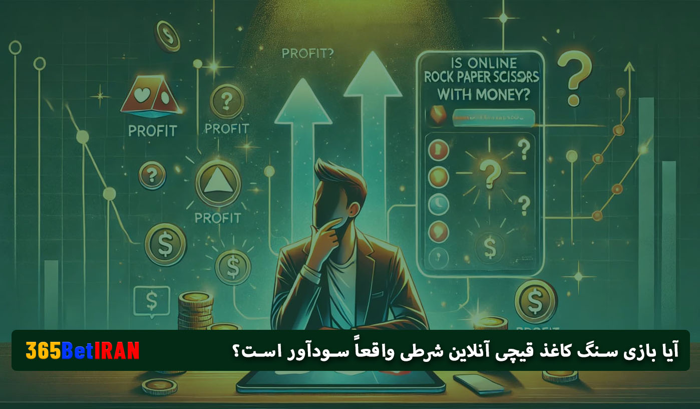 آیا بازی سنگ کاغذ قیچی آنلاین شرطی واقعاً سودآور است؟