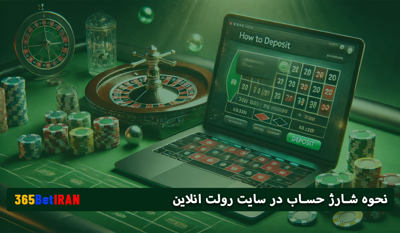 نحوه شارژ حساب در سایت رولت انلاین