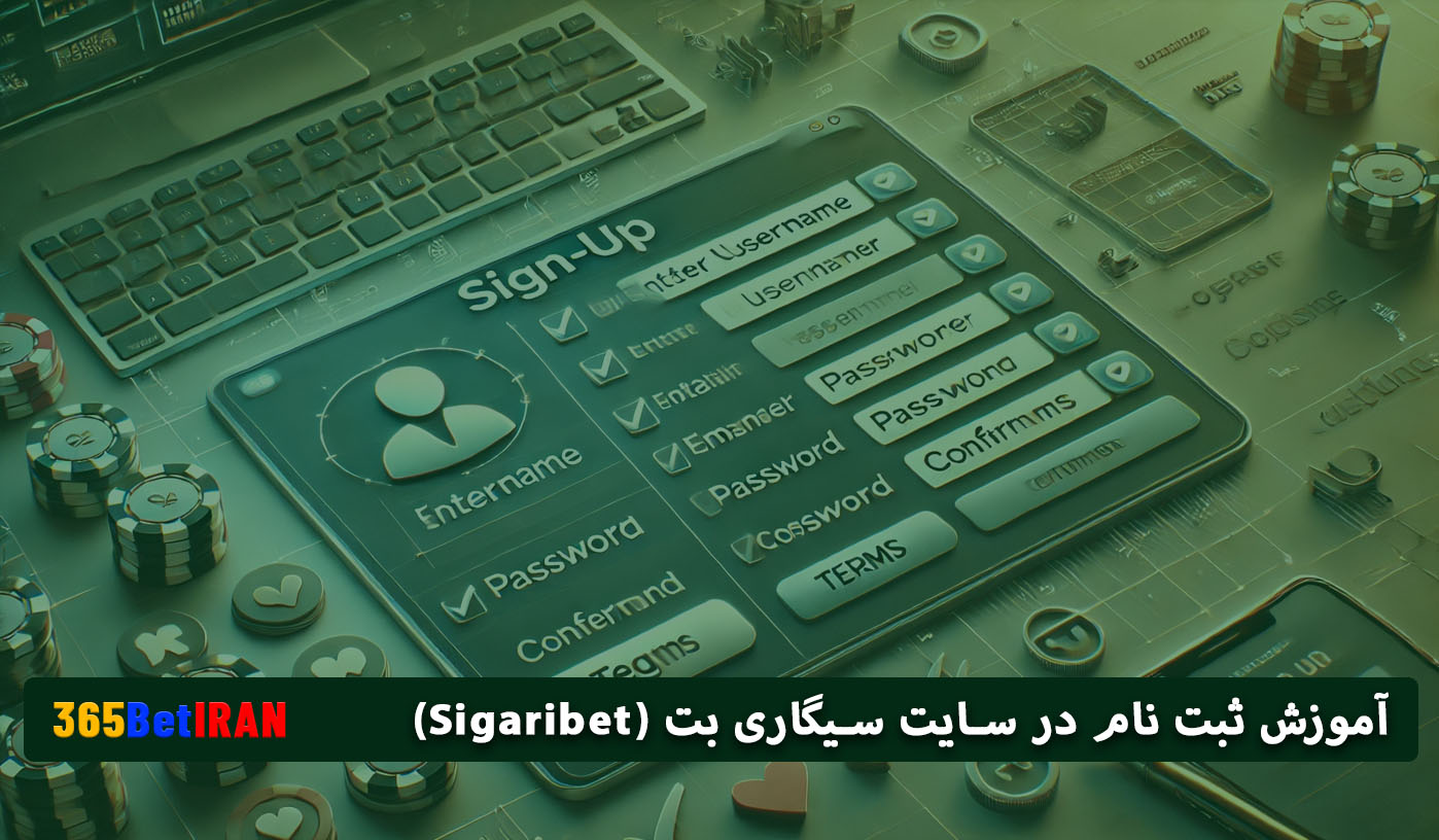 آموزش ثبت نام در سایت سیگاری بت (Sigaribet)