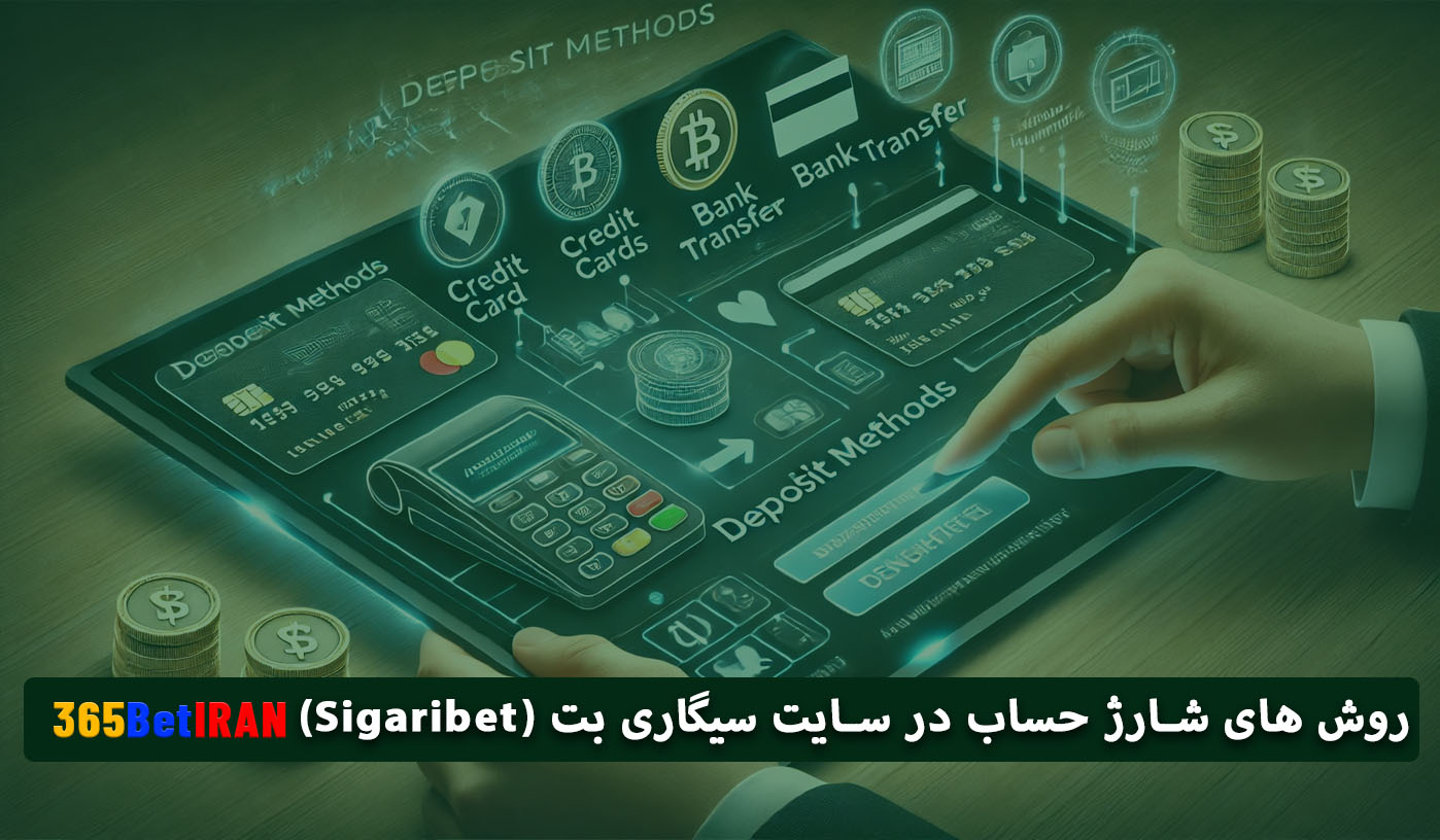 روش های شارژ حساب در سایت سیگاری بت (Sigaribet)