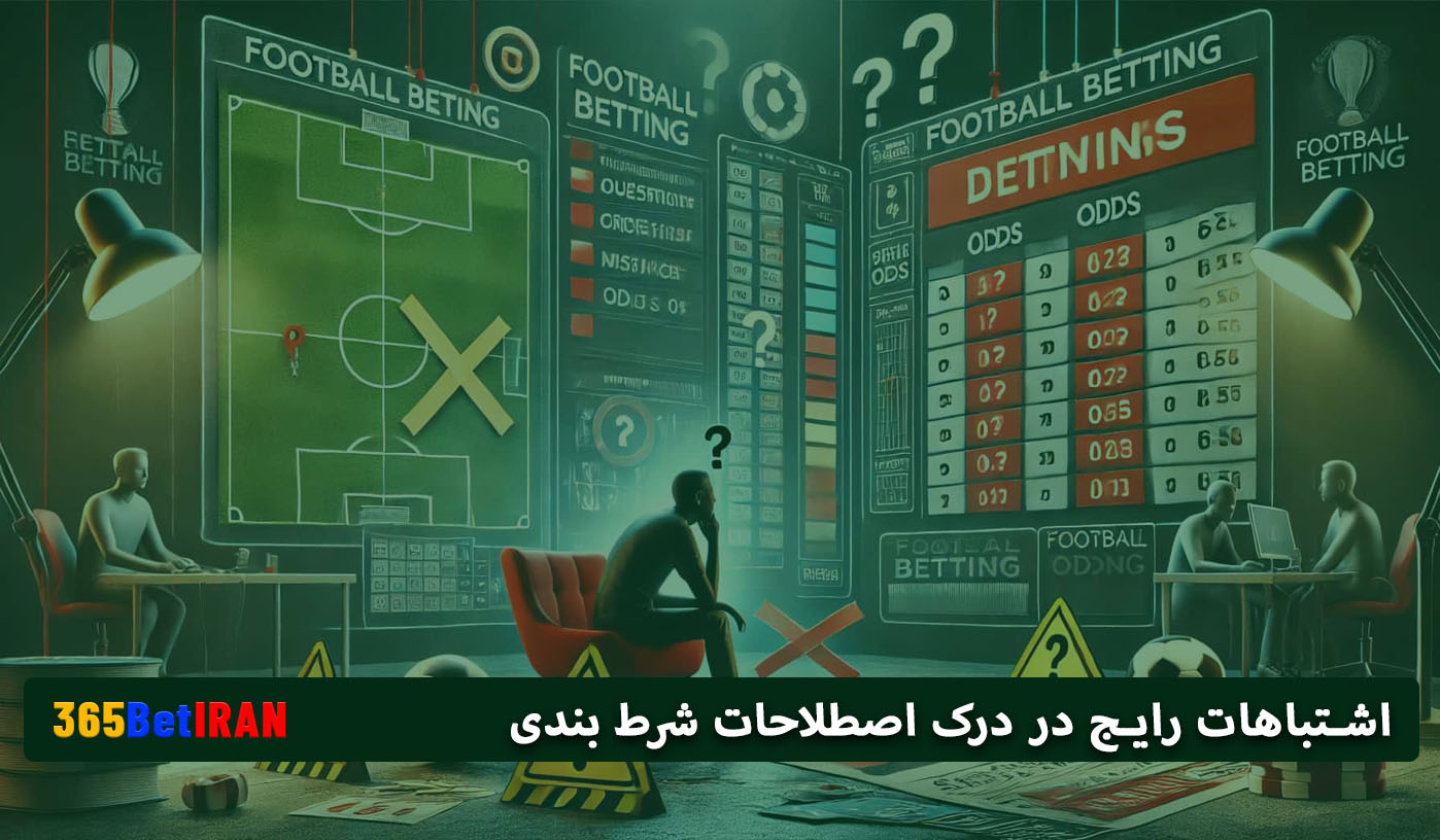 اشتباهات رایج در درک اصطلاحات شرط بندی
