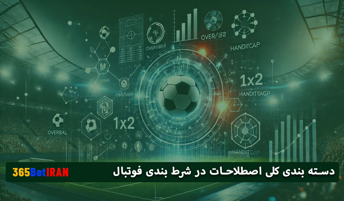 دسته بندی کلی اصطلاحات در شرط بندی فوتبال